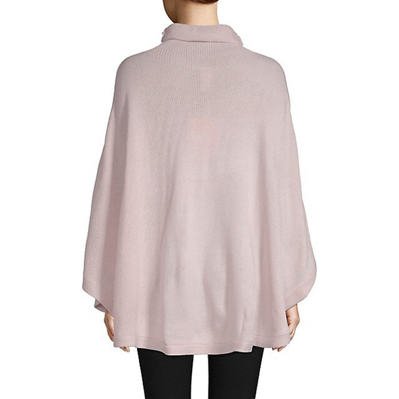 Lolë Iverness Knit Pullover Cowl Neck Poncho Sweater Pink - Picture 2 of 10